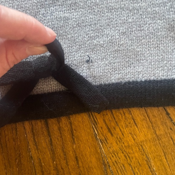 Kate Spade Gray and Black Knit Scarf - Picture 5 of 6